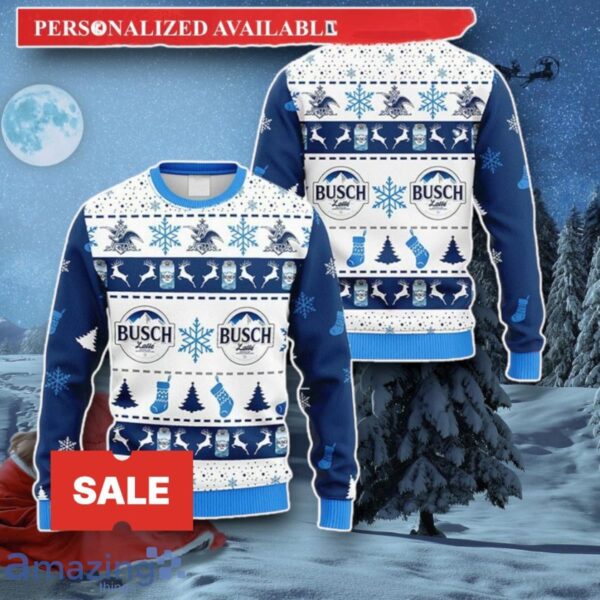 Breezy Busch Latte Christmas Ugly Sweater Style Gift Product Photo 1