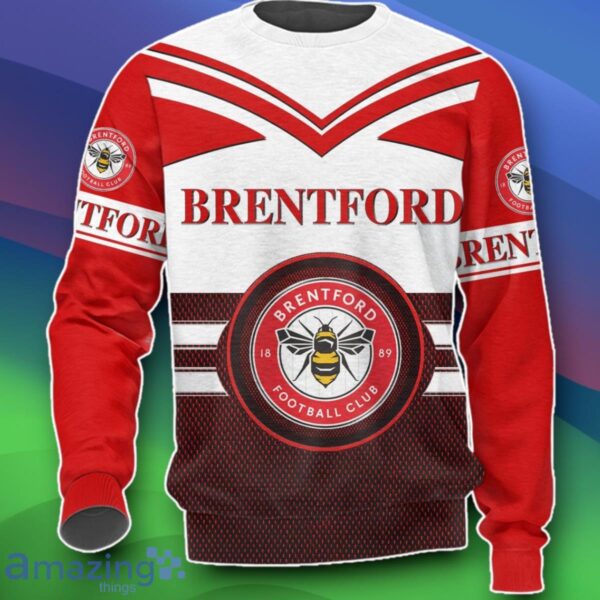 Brentford 3D Hoodies, 3D T-Shirt, All Over Print For Fans Custom Name Product Photo 3