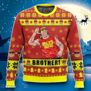 Brother! Hulk Hogan Ugly 3D Sweater Impressive Gift Product Photo 1