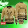 Brown Guinness Reindeer Snowy Christmas Ugly Sweater Impressive Gift
