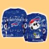 Buffalo Bills NFL Snoopy and Woodstock Cute Personalized Number Christmas Ugly Sweater New Gift Limited Edition