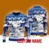 Buffalo Sabres Snoopy Happy Christmas Ugly Sweater Best Gift Personalized