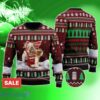 Bulldog Drink Budweiser Beer Christmas Ugly Sweater Impressive Gift