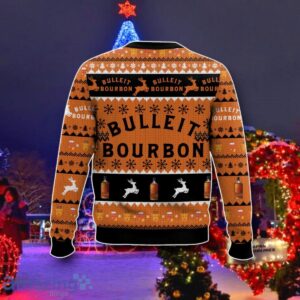 Bulleit Bourbon Ugly 3D Sweater Best Gift Product Photo 2