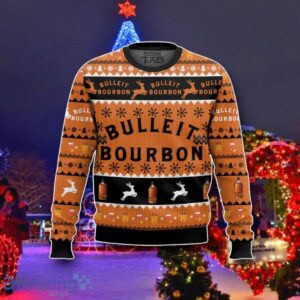 Bulleit Bourbon Ugly 3D Sweater Best Gift Product Photo 1