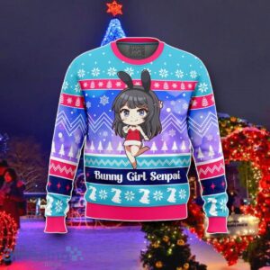 Bunny Girl Senpai Rascal Does Not Dream Of Bunny Girl Senpai Ugly Christmas 3D Sweater Best Gift Product Photo 1
