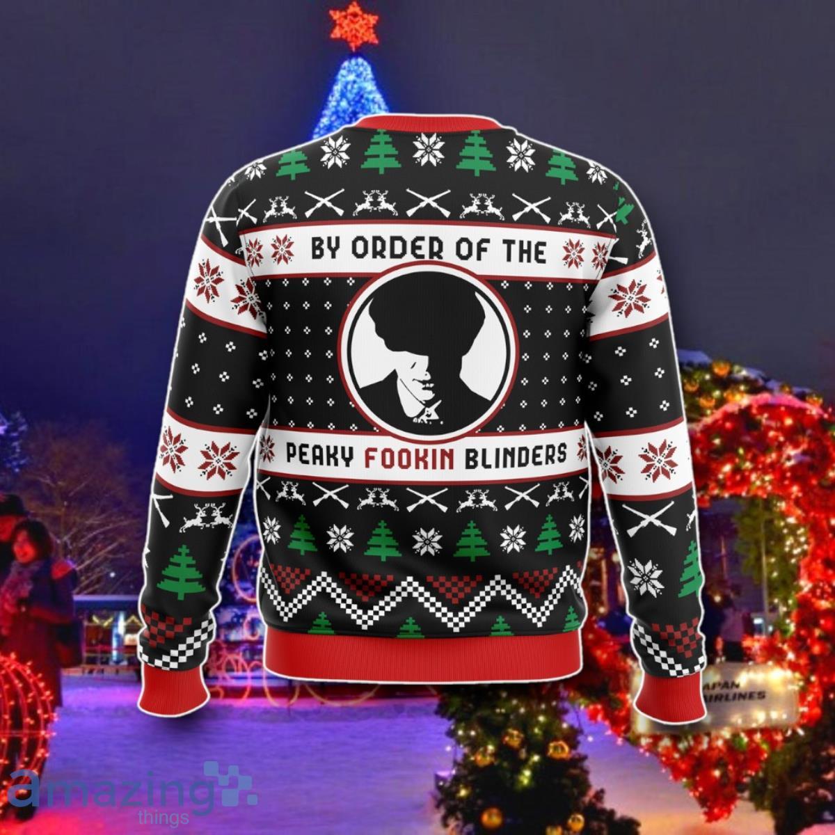 By The Order Of The Peaky Blinders Peaky Blinders Ugly Christmas 3D Sweater Best Gift image By The Order Of The Peaky Blinders Peaky Blinders Ugly Christmas 3D Sweater Best Gift Product Photo 2