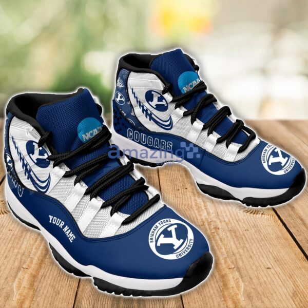 BYU Cougars Air Jordan 11 Sneakers Custom Name Sport Team Shoes For Men And Women Product Photo 3