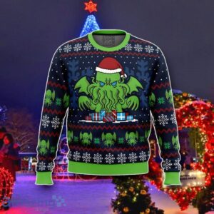 Call Of Christmas Cthulhu Ugly Christmas 3D Sweater Best Gift Product Photo 1