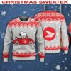Canada Post Snoopy Driving A Car Xmas Sweater AOP Gift For Adult