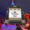 Canadian Club Whisky Snowflake Pattern Ugly 3D Sweater Best Gift