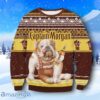 Captain Morgan Bulldog Ugly Christmas Sweater