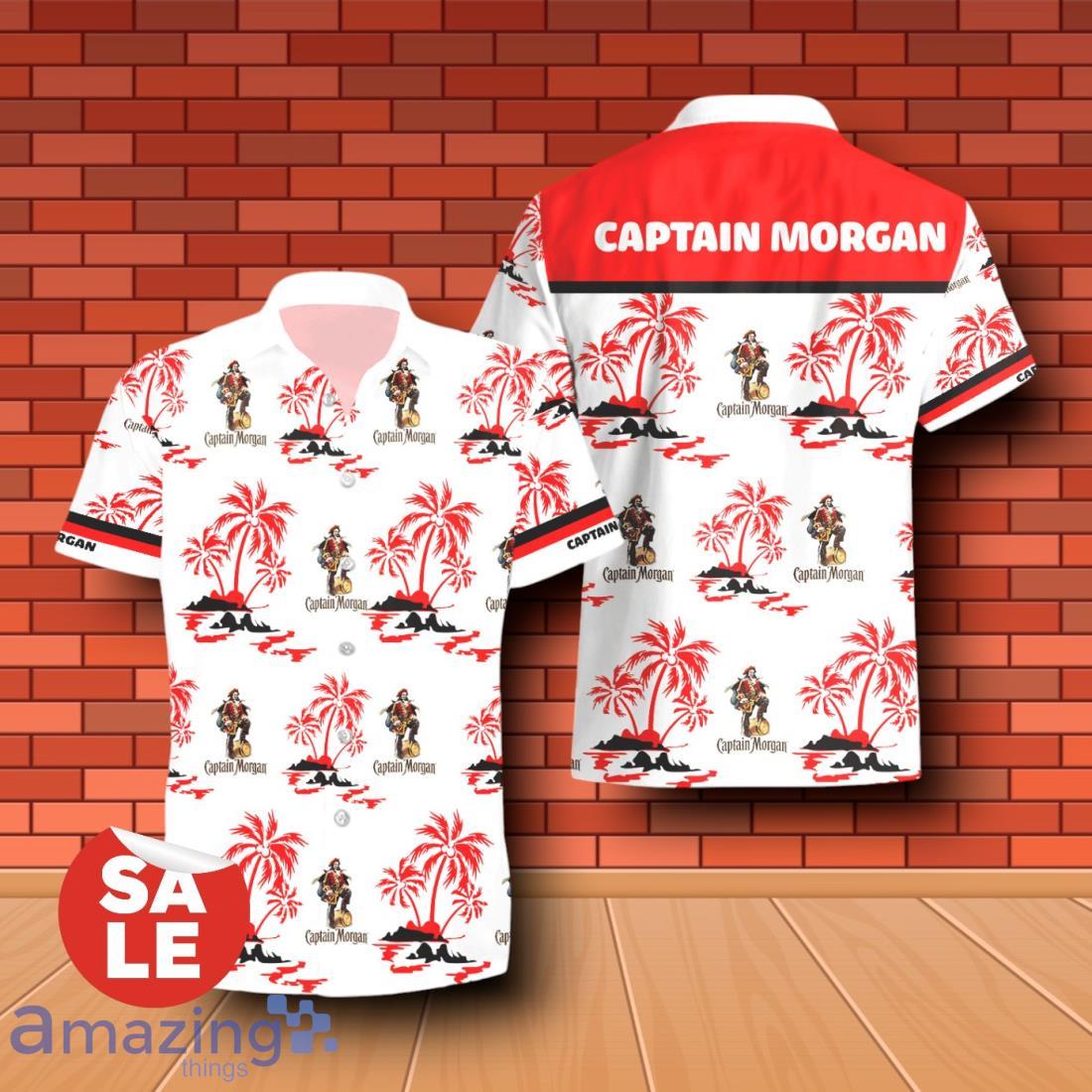 Captain Morgan Summer Beach Combo Hawaiian Shirt & Shorts For Men Women image Captain Morgan Summer Beach Combo Hawaiian Shirt & Shorts For Men Women Product Photo 2
