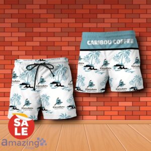 Caribou Coffee Summer Beach Combo Hawaiian Shirt & Shorts For Men Women Product Photo 1
