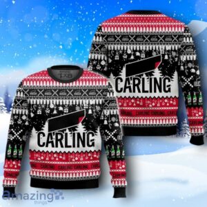 Carling United Kingdom Beer Ugly Christmas Sweater New Design Product Photo 3