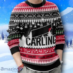 Carling United Kingdom Beer Ugly Christmas Sweater New Design Product Photo 4