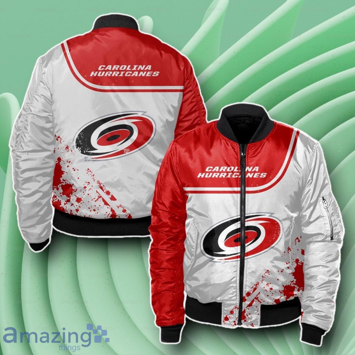 Carolina Hurricanes Bomber 3D Beautiful Gift For Everyone image Carolina Hurricanes Bomber 3D Beautiful Gift For Everyone Product Photo 1