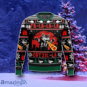 Catzila Ugly Sweater Style Gift Product Photo 1