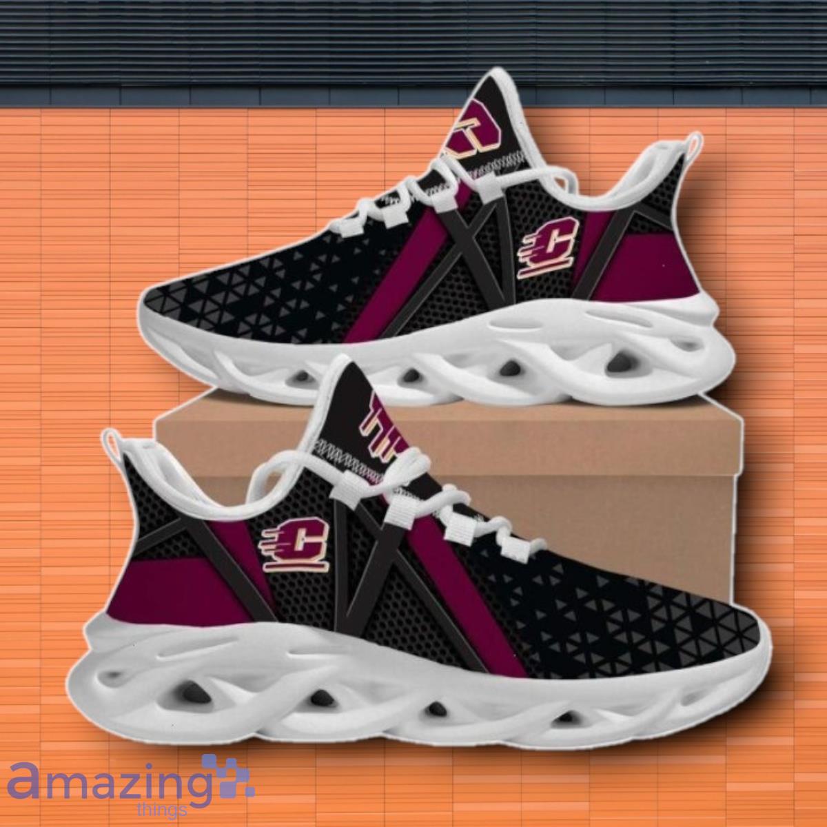 Central Michigan Chippewas Max Soul Sneaker Special Gift Running Sport Shoes image Central Michigan Chippewas Max Soul Sneaker Special Gift Running Sport Shoes Product Photo 2