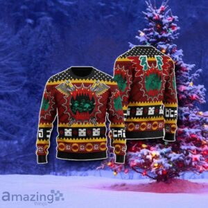Chaos Space Marine World Eaters Iconic Ugly Christmas Sweater Style Gift Product Photo 1