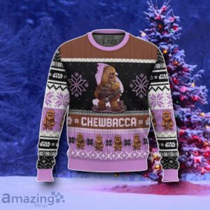 Chewbacca Star Wars Ugly Sweater Style Gift Product Photo 1
