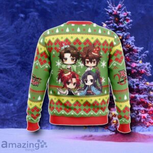Chibi Christmas Rurouni Kenshin Samurai X Ugly Christmas Sweater Style Gift image Chibi Christmas Rurouni Kenshin Samurai X Ugly Christmas Sweater Style Gift Product Photo 2