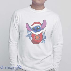 Chicago Bears Christmas Stitch In The Sock Funny Christmas NFL T-Shirt - White Sweatshirt