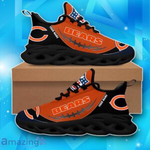 Chicago Bears Custom Name NFL Max Soul Shoes Luxury Gift Product Photo 2