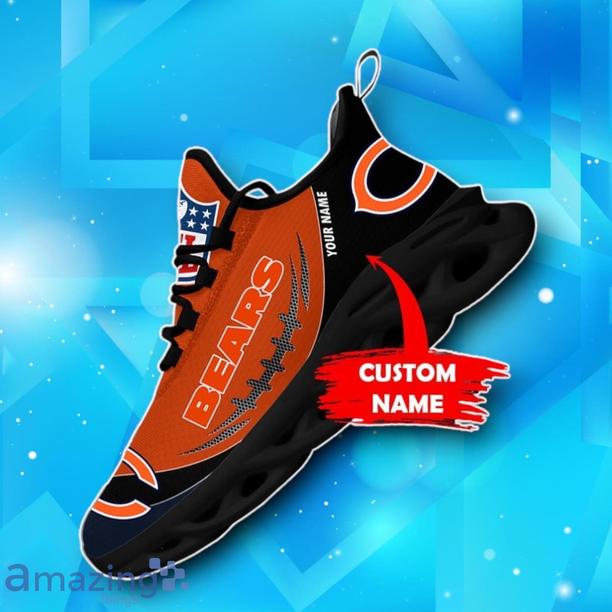 Chicago Bears Custom Name NFL Max Soul Shoes Luxury Gift image Chicago Bears Custom Name NFL Max Soul Shoes Luxury Gift Product Photo 1