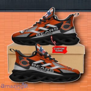 Chicago Bears Custom Name NFL Max Soul Sneaker Special Gift For Men And Women Product Photo 2