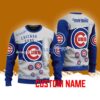 Chicago Cubs MLB Custom Name Christmas Ugly Sweater 3D For Men Women
