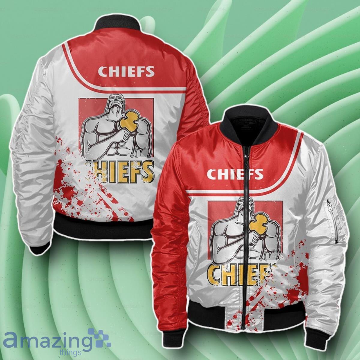 Chiefs Bomber 3D Beautiful Gift For Everyone image Chiefs Bomber 3D Beautiful Gift For Everyone Product Photo 1