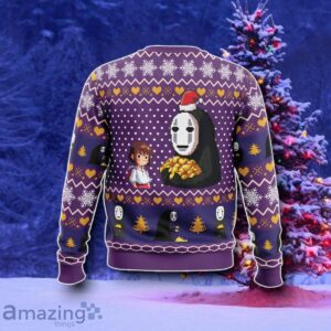Chihiro And No Face Spirited Away Ugly Christmas Sweater Style Gift image Chihiro And No Face Spirited Away Ugly Christmas Sweater Style Gift Product Photo 2