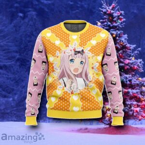 Chika Fujiwara Kaguya-Sama Love Is War Ugly Christmas Sweater Style Gift Product Photo 1