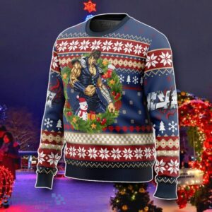 Christmas Kenshiro Fist Of The North Star Ugly Christmas 3D Sweater Best Gift image Christmas Kenshiro Fist Of The North Star Ugly Christmas 3D Sweater Best Gift Product Photo 2