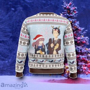Christmas Love A Silent Voice Ugly Christmas Sweater Style Gift Product Photo 2