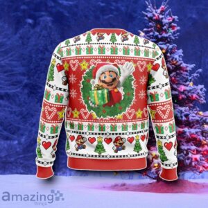 Christmas Mario Mario Bros Ugly Christmas Sweater Style Gift image Christmas Mario Mario Bros Ugly Christmas Sweater Style Gift Product Photo 2