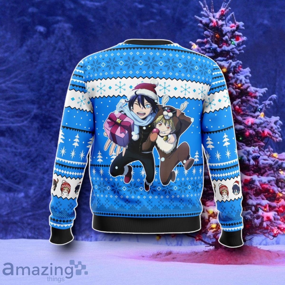 Christmas Noragami Noragami Ugly Christmas Sweater Style Gift image Christmas Noragami Noragami Ugly Christmas Sweater Style Gift Product Photo 2