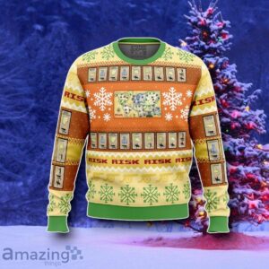 Christmas Risk Board Games Ugly Christmas Sweater Style Gift Product Photo 1