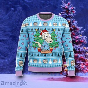 Christmas Rocko Rocko’s Modern Life Ugly Christmas Sweater Style Gift Product Photo 1