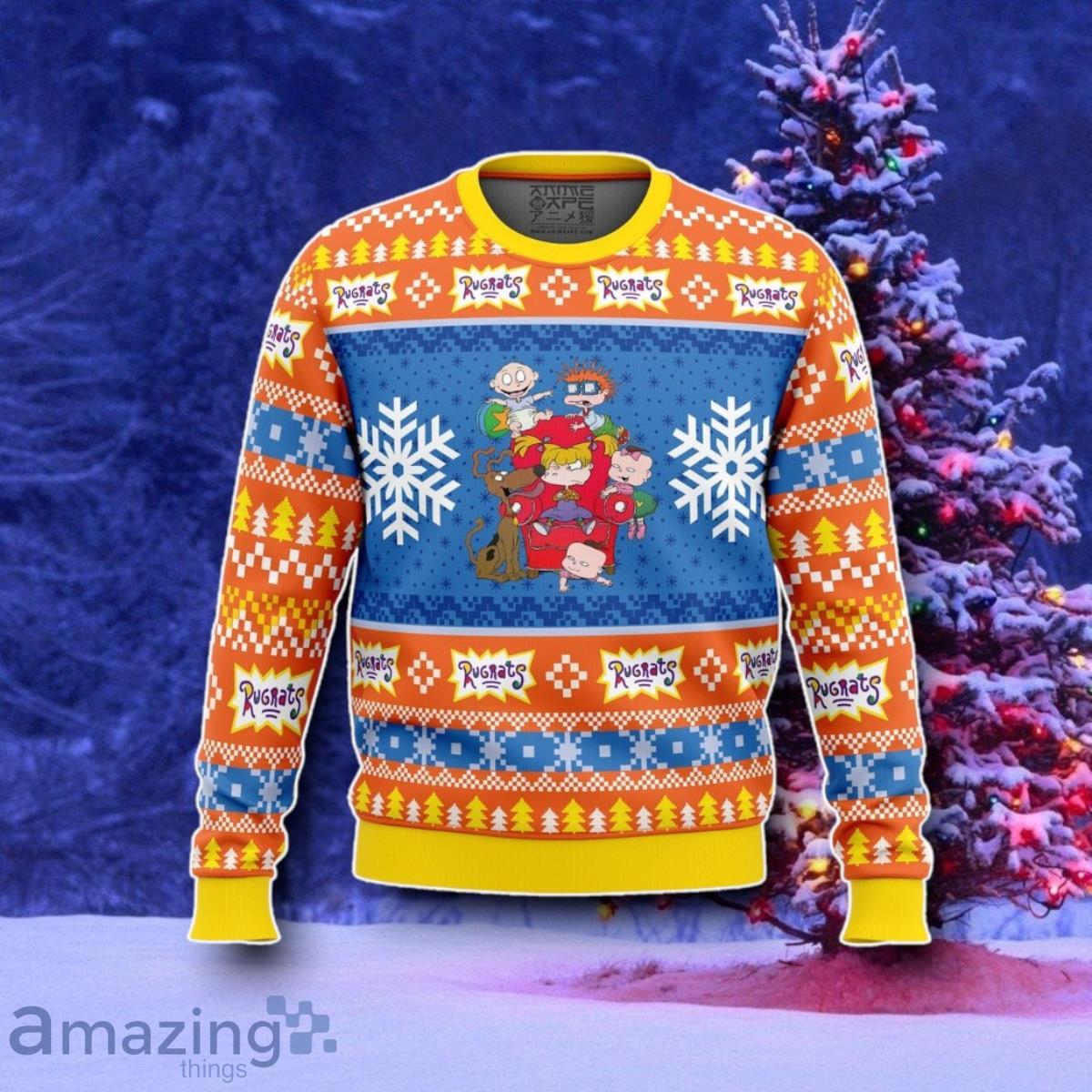 Christmas Rugrats Nickelodeon Ugly Christmas Sweater Style Gift image Christmas Rugrats Nickelodeon Ugly Christmas Sweater Style Gift Product Photo 1
