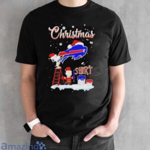 Christmas Snoopy and Charlie Brown Buffalo Bills T Shirt image Christmas Snoopy and Charlie Brown Buffalo Bills T-Shirt - Black Unisex T-Shirt