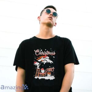 Christmas Snoopy and Charlie Brown Denver Broncos T Shirt image Christmas Snoopy and Charlie Brown Denver Broncos T-Shirt - G500 Gildan T-Shirt