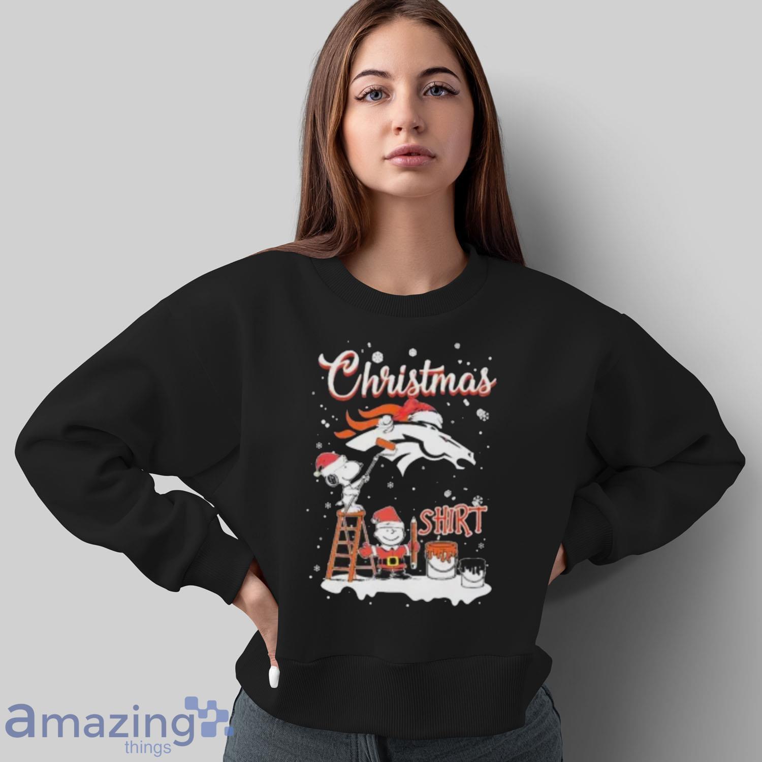 Christmas Snoopy and Charlie Brown Denver Broncos T Shirt image Christmas Snoopy and Charlie Brown Denver Broncos T-Shirt - Sweatshirt