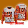 Cincinnati Bengals NFL Custom Name Christmas Ugly Sweater 3D For Men Women