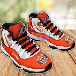 Cleveland Browns Air Jordan 11 Sneakers Custom Name Sport Team Shoes For Men And Women Product Photo 3