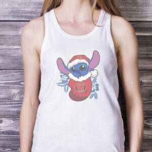 Cleveland Browns Christmas Stitch In The Sock Funny Christmas NFL T Shirt image Cleveland Browns Christmas Stitch In The Sock Funny Christmas NFL T-Shirt - White Ladies Tank Top