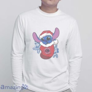 Cleveland Indians Christmas Stitch In The Sock Funny Christmas MLB T-Shirt - White Sweatshirt