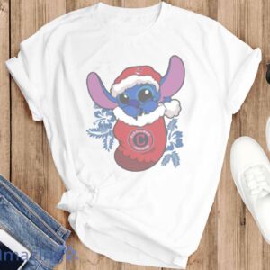 Cleveland Indians Christmas Stitch In The Sock Funny Christmas MLB T-Shirt - T-SHIRT FLAT