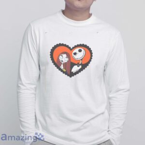 Comfort Colors Nightmare Before Christmas Shirt, Jack and Sally Shirt image Comfort Colors Nightmare Before Christmas Shirt, Jack and Sally Shirt - White Sweatshirt